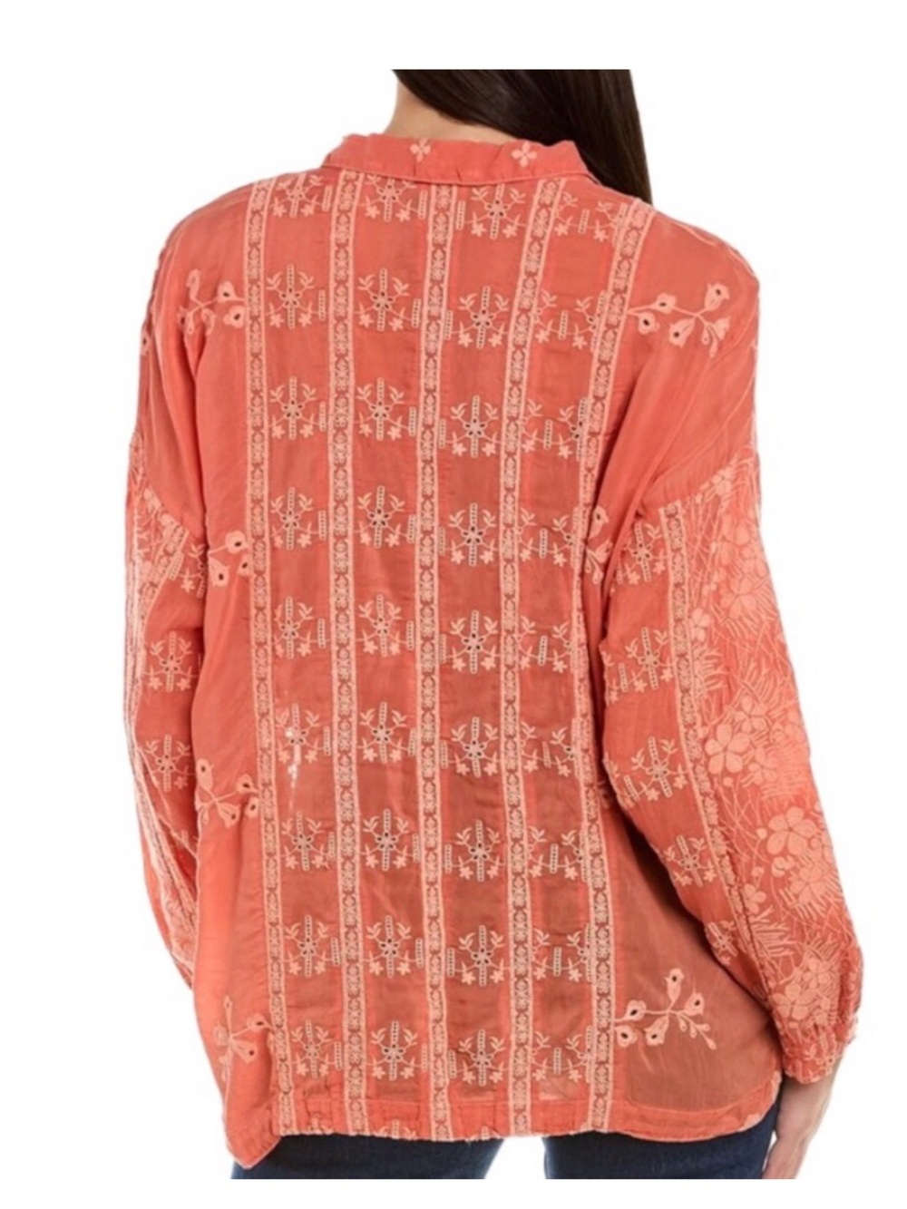 Johnny Was BLOSSOM ROSIE BUTTON DOWN Size Medium - Picture 2 of 10